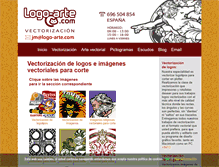 Tablet Screenshot of logo-arte.com